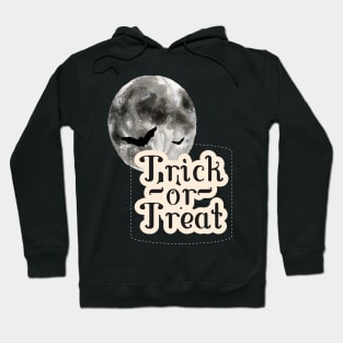 Trick Or Treat Moon Hoodie